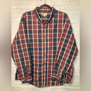 Haggar Clothing Men’s long sleeve Button Down Shirt Size XXL